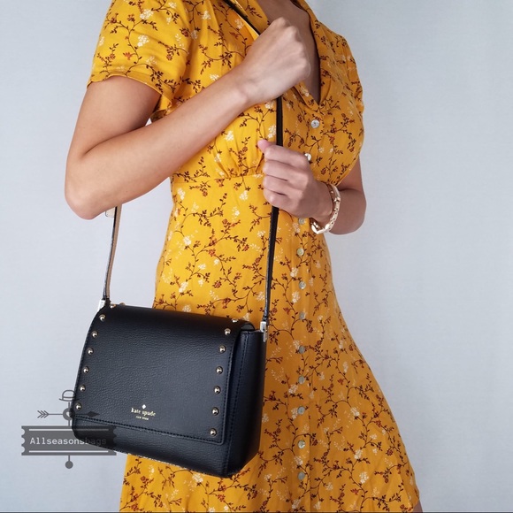 Kate spade sanders place Avva crossbody black stud - Picture 2 of 8